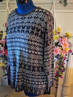 Malibu America By Nini Bambini Sz.XL. Vintage Brown Gray Black.(#2014D)